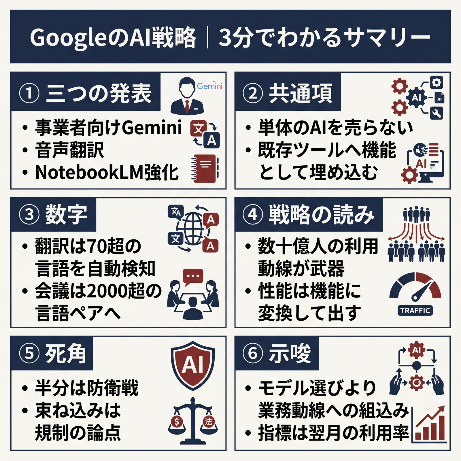 GoogleのAI戦略 Executive Summary