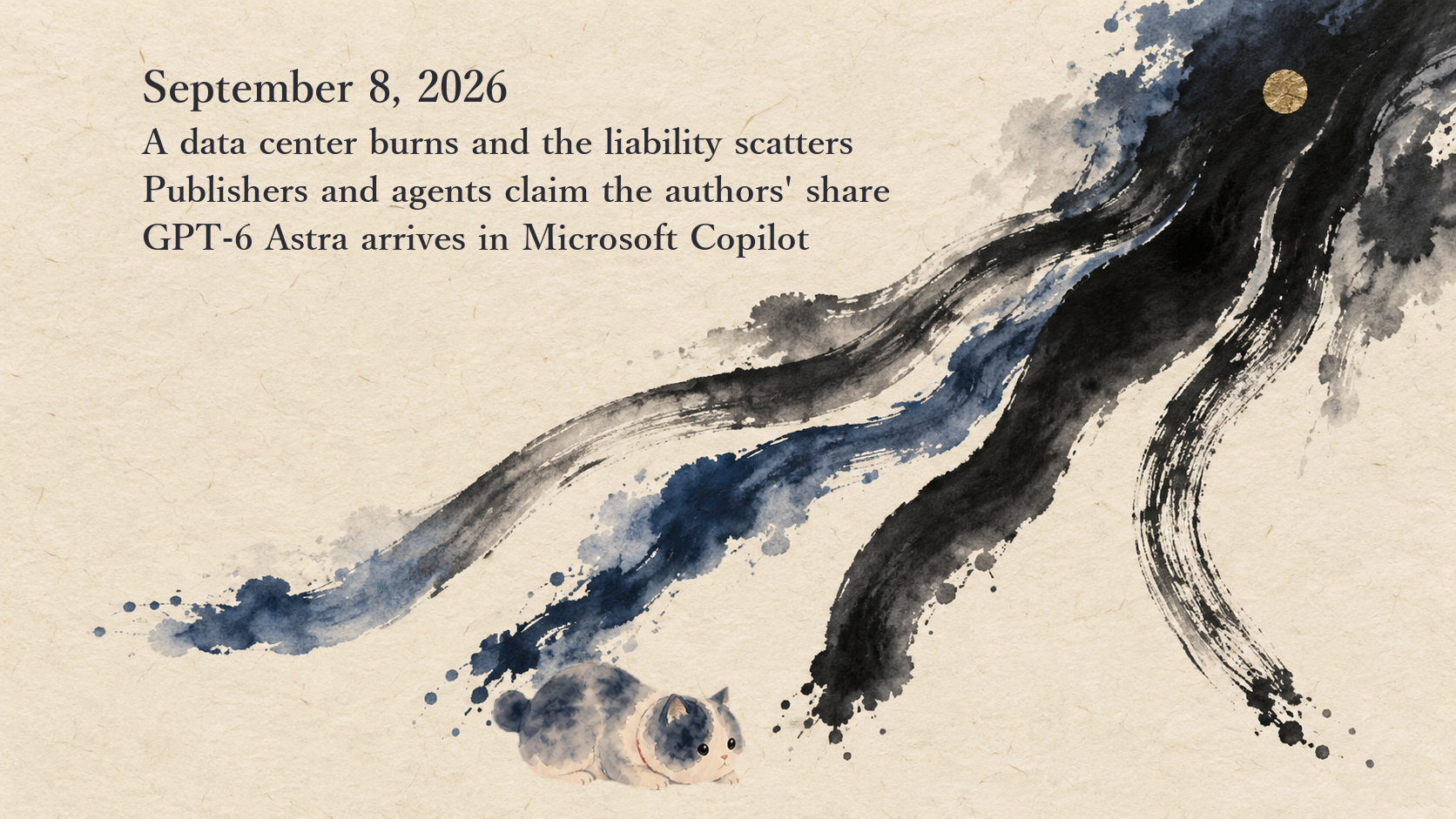 AI News Briefing — September 8: A fire at a $3.2 billion AI data center exposes diffuse accountability, publishers and agents claim shares of the Anthropic settlement, and Microsoft ships GPT-6 Astra in Copilot