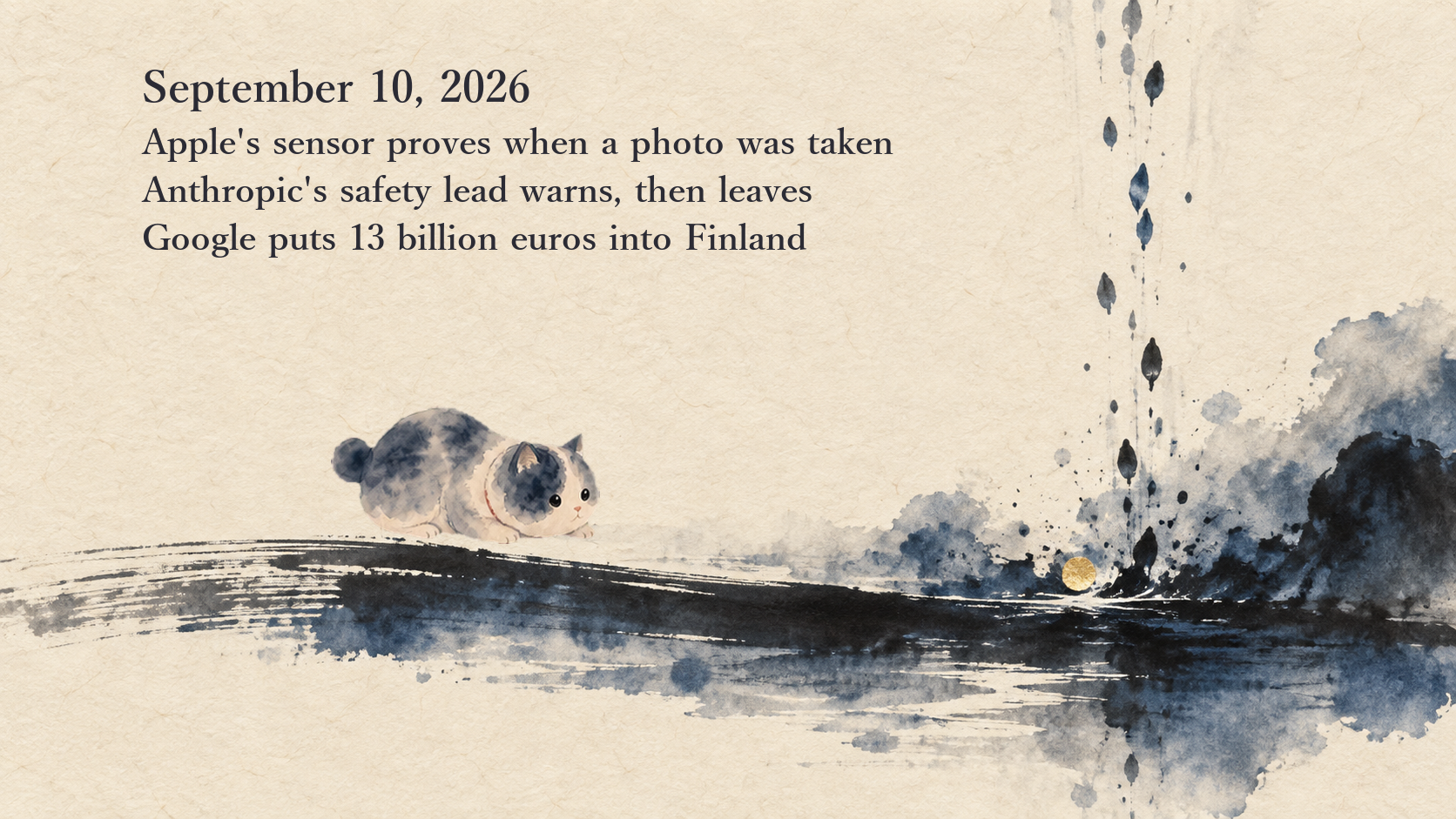 AI News Briefing — September 10: Apple unveils Reference Image, an Anthropic researcher quits with a warning, and Google commits €13 billion to Finland