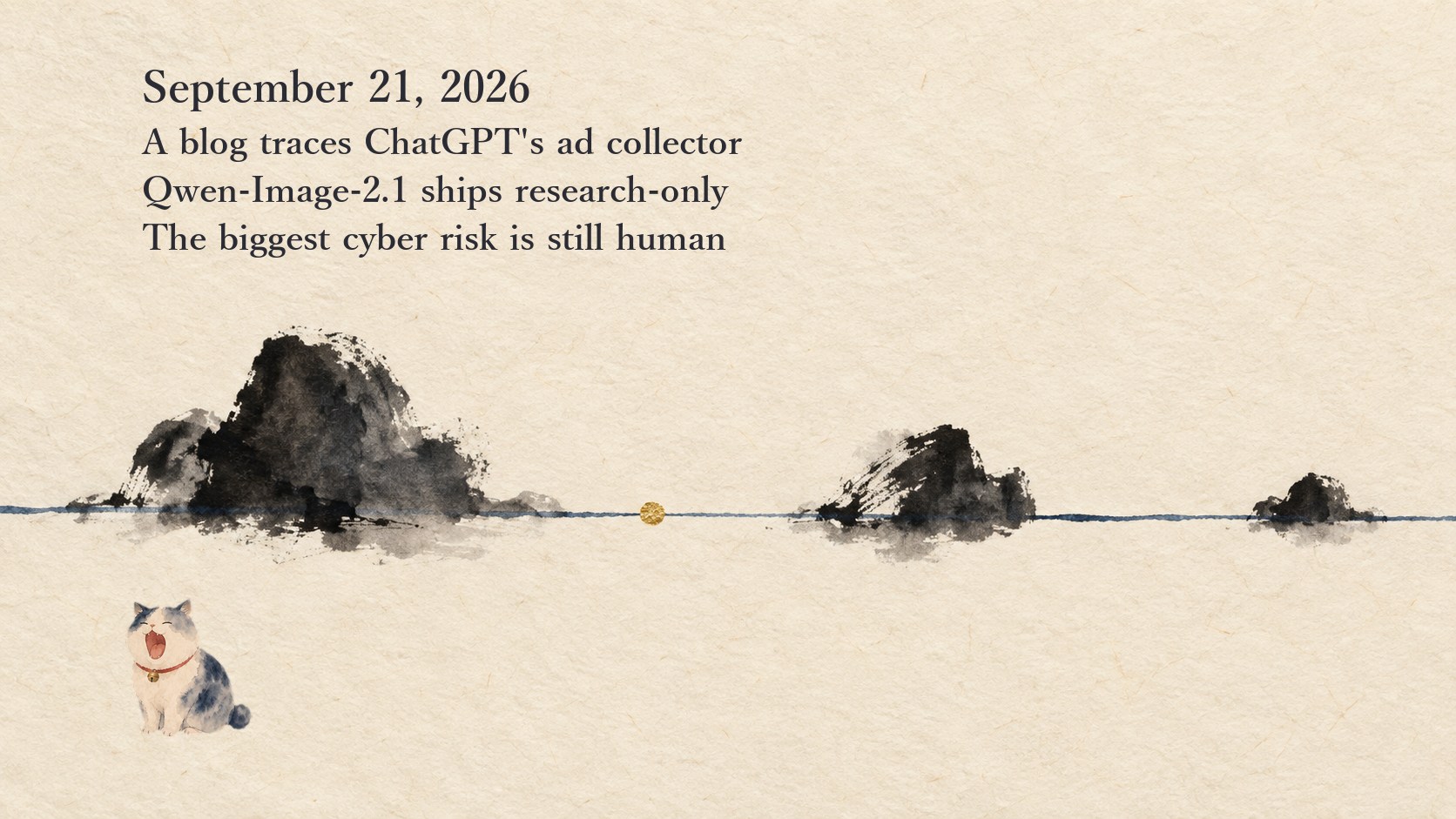 AI News Briefing — September 21: A blogger traces ChatGPT's ad collector, Qwen ships image weights under a research-only license