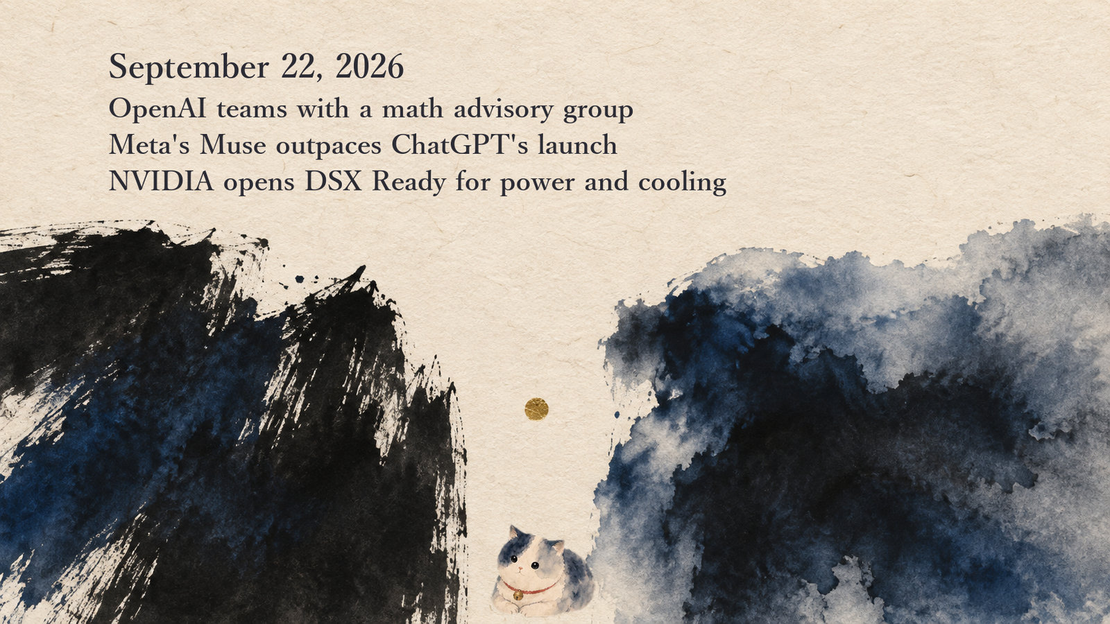 AI News Briefing — September 22: OpenAI teams with an independent math advisory group, Muse outpaces ChatGPT's early mobile launch