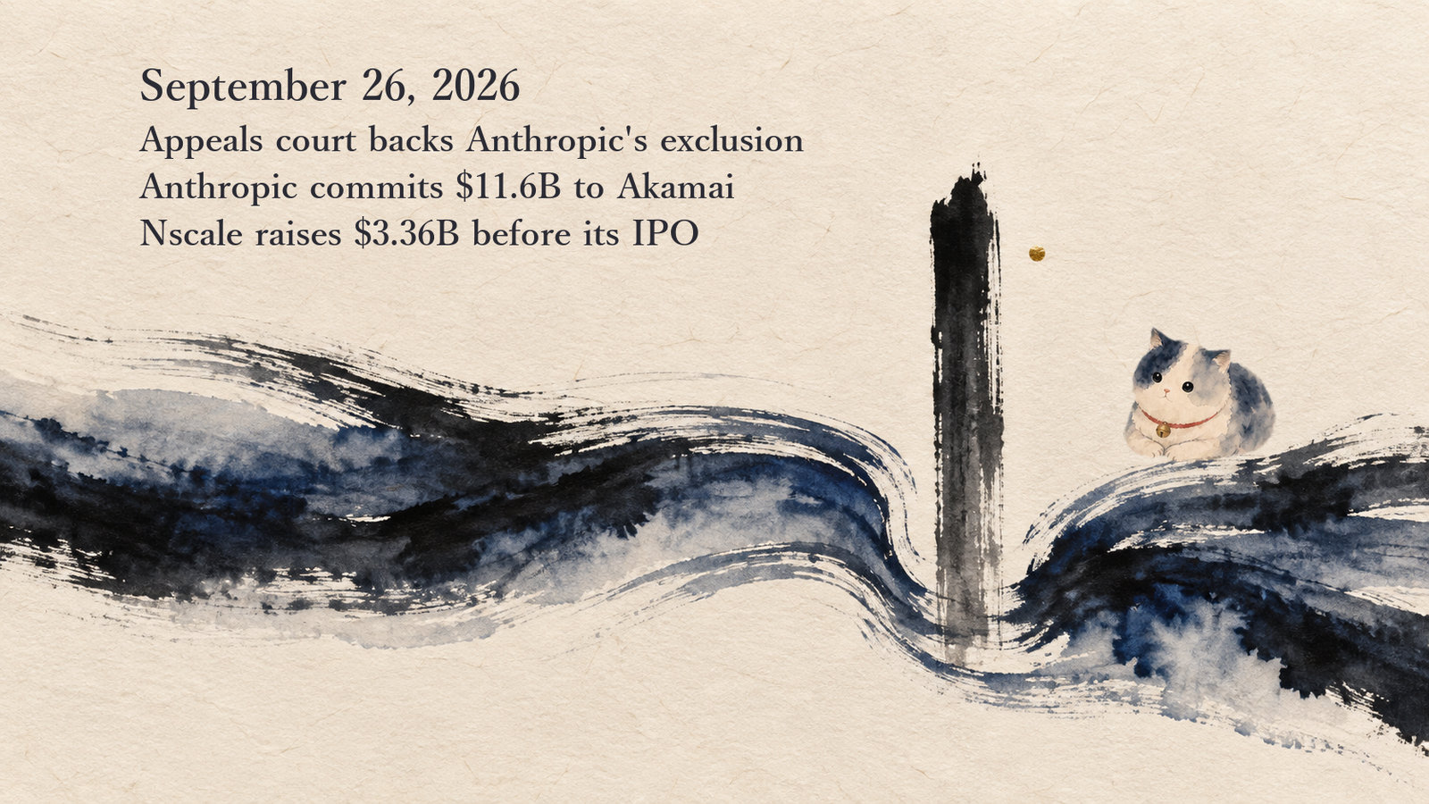 AI News Briefing — September 26: US appeals court backs the Pentagon's exclusion of Anthropic, Anthropic commits $11.6 billion to Akamai