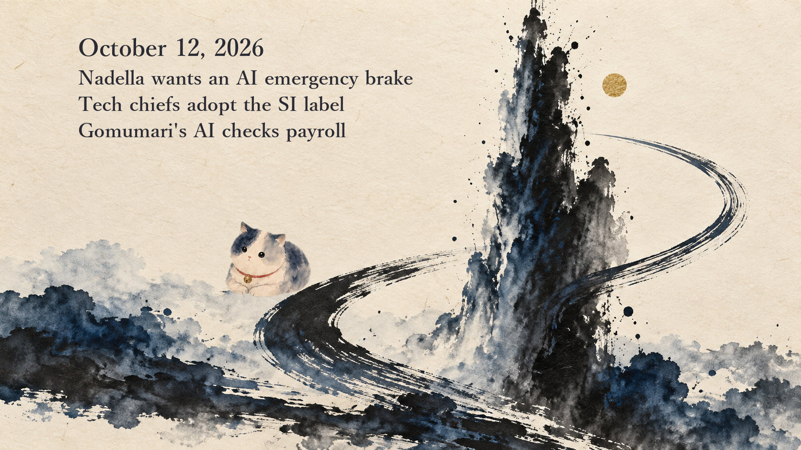 AI News Briefing — October 12: Nadella calls for an AI emergency brake, tech chiefs adopt the Super Intelligence label