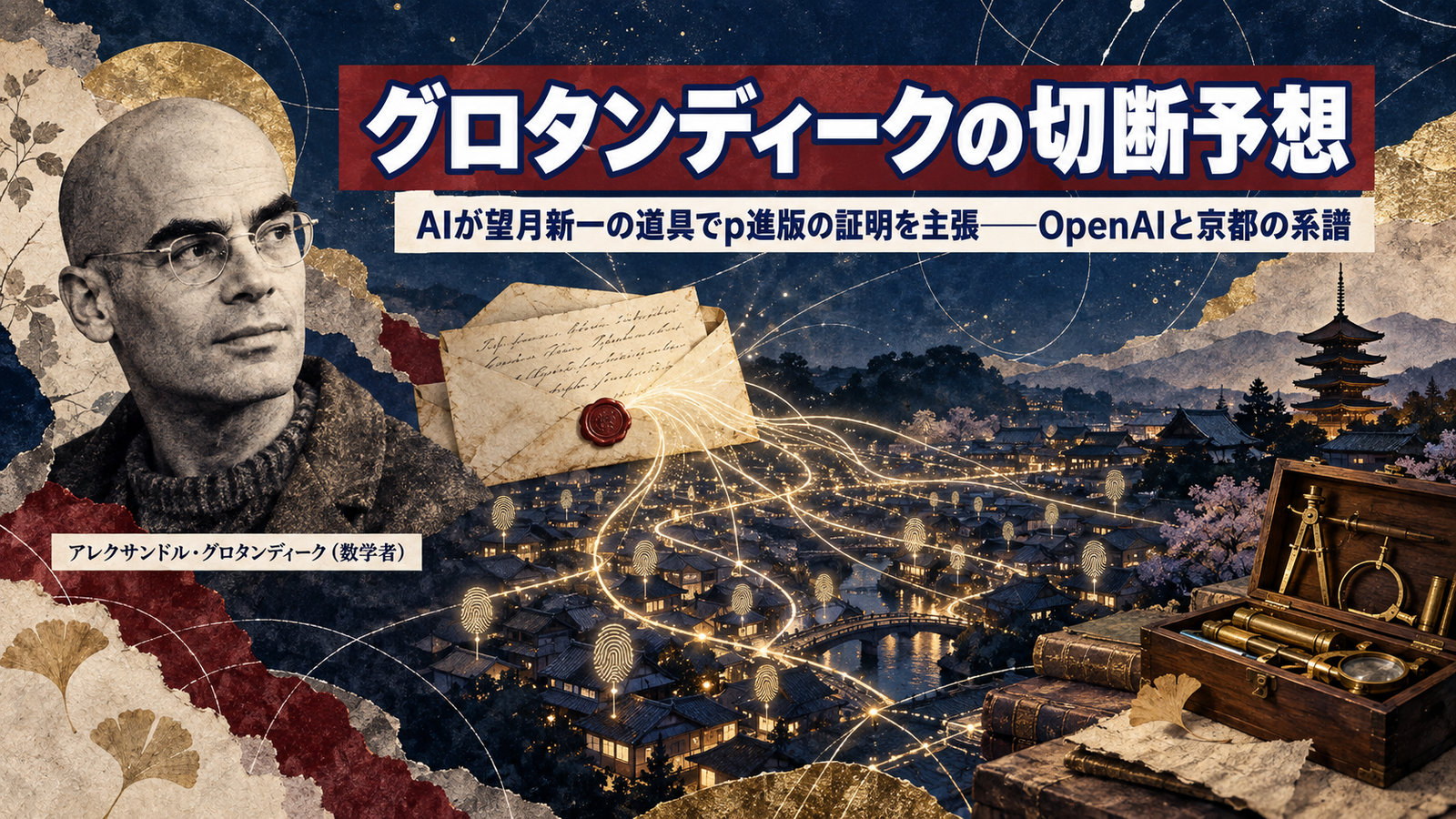 グロタンディークの『切断予想』のp進版をAIが望月新一の道具で証明と主張——OpenAIと京都の系譜